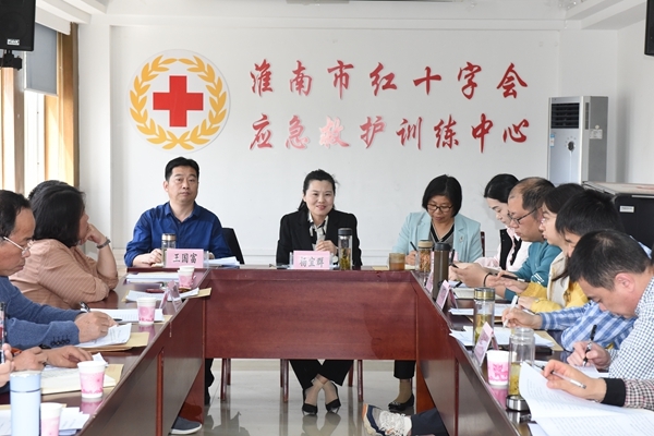 淮南市红十字会召开年度工作暨党风廉政建设会议1