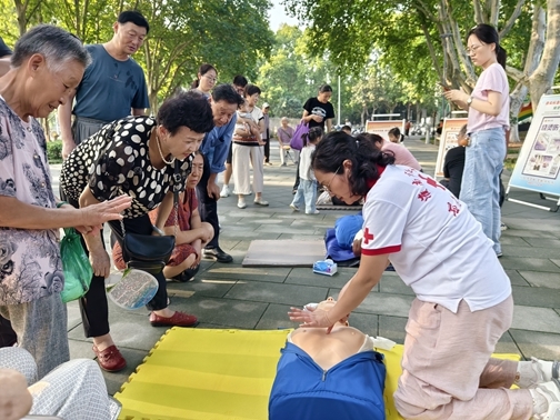 世界急救日淮南市红十字会教你学救护4