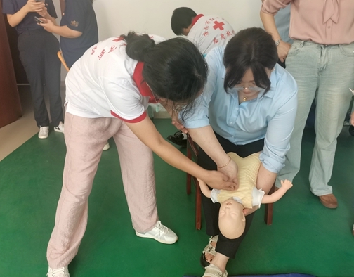 淮南市红十字会首进燃气公司开展救护员培训5