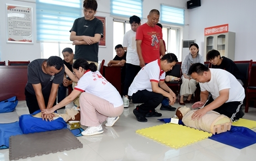 淮南市红十字会首次开展社区矫正对象应急救护培训18