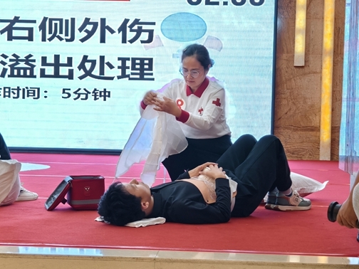 淮南代表队在全省应急救护师资大赛上创一项记录12