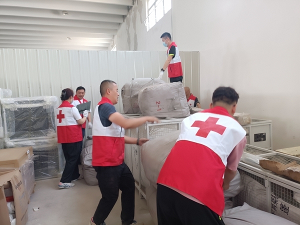 淮南市红十字会加紧备灾救灾物资储备库建设20