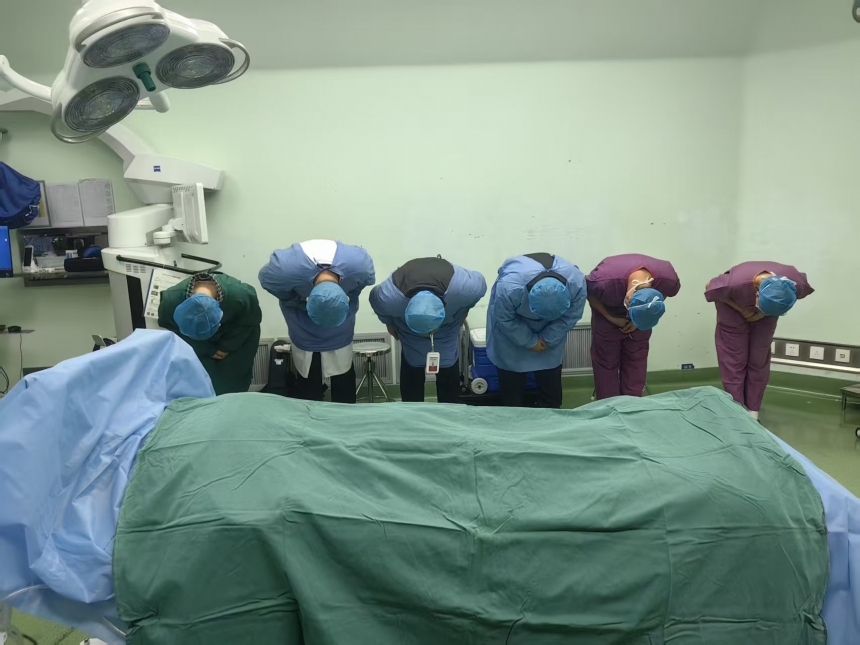 淮南又一普通市民临别留下无言大爱