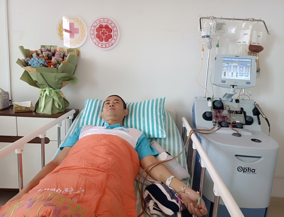淮南市第42例造血干细胞捐献者方文康成功捐献2