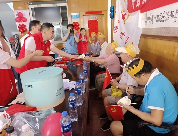 淮南市红十字会多种形式庆祝建党百年19