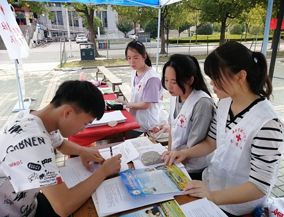 淮南市红十字会多种形式庆祝建党百年6