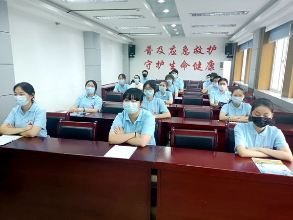 淮南市红十字会暑期造血干细胞捐献志愿服务培训上岗2