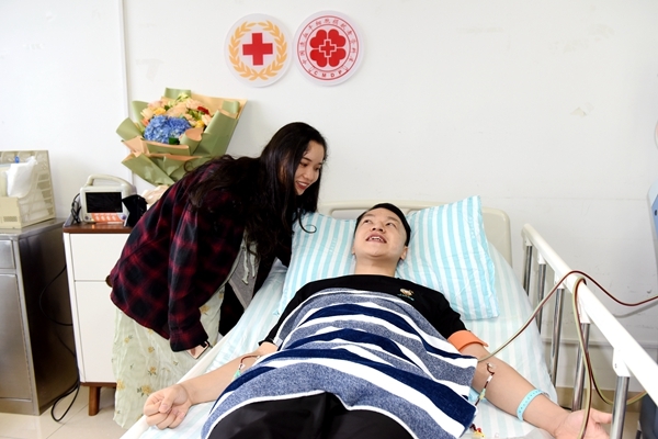 淮南市第43例造血干细胞捐献者王胜成功捐献3