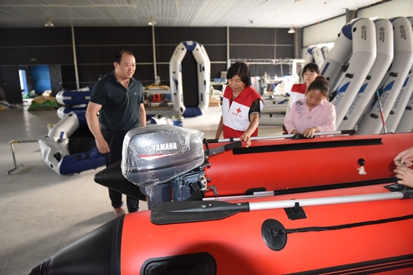 淮南市红十字会支持帮扶村产业发展8