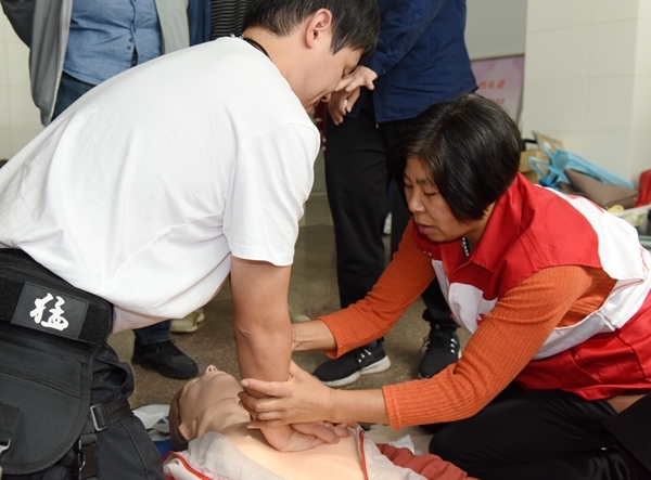 国际减灾日,淮南市红十字会教你学救护23