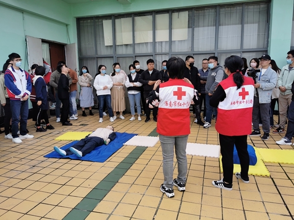 国际减灾日,淮南市红十字会教你学救护25