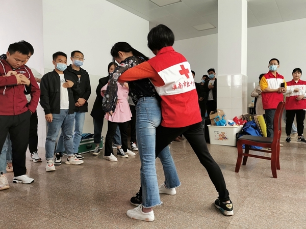 国际减灾日,淮南市红十字会教你学救护27