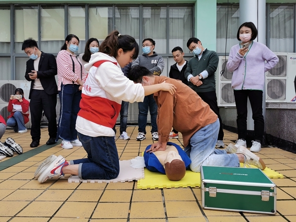 国际减灾日,淮南市红十字会教你学救护33