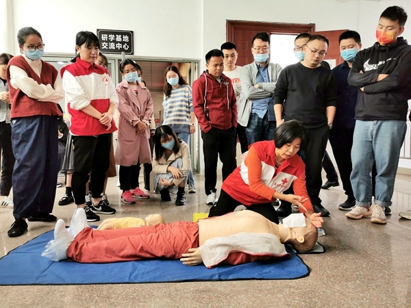 国际减灾日,淮南市红十字会教你学救护35