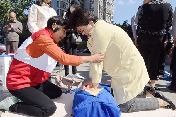 国际减灾日,淮南市红十字会教你学救护5