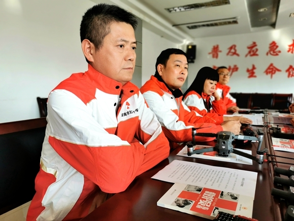 淮南市红十字救援队抓紧集训4