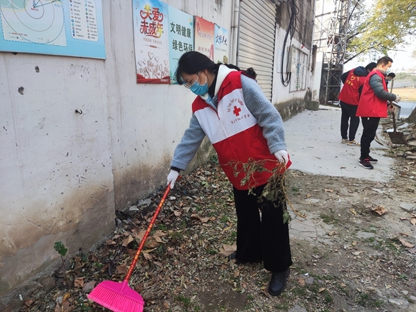 淮南市红十字会总动员加大帮扶社区环境清理整治力度11