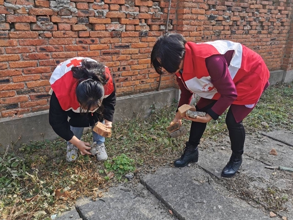 淮南市红十字会总动员加大帮扶社区环境清理整治力度17