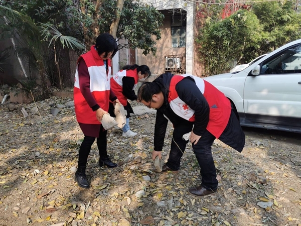 淮南市红十字会总动员加大帮扶社区环境清理整治力度22