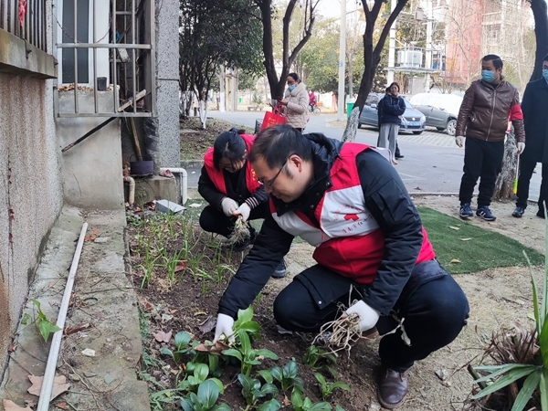 淮南市红十字会总动员加大帮扶社区环境清理整治力度6