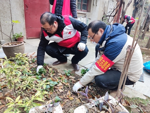 淮南市红十字会总动员加大帮扶社区环境清理整治力度9